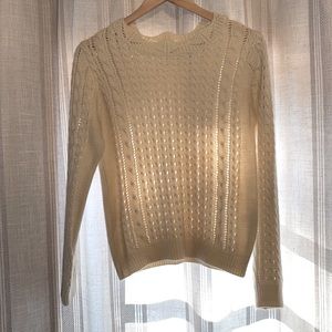 Long sleeve knit sweater